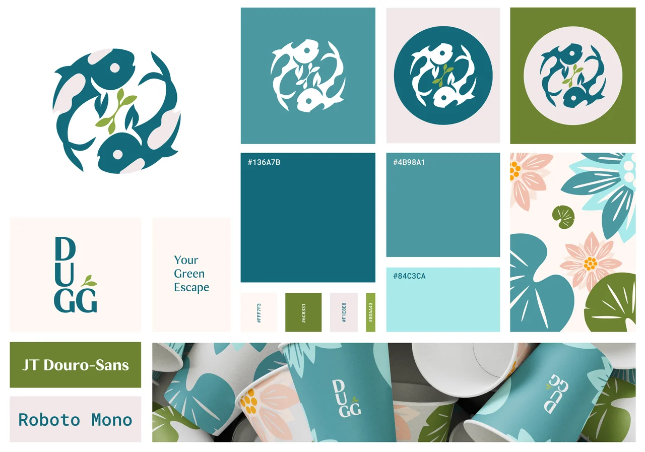 DUGG branding presentation preview