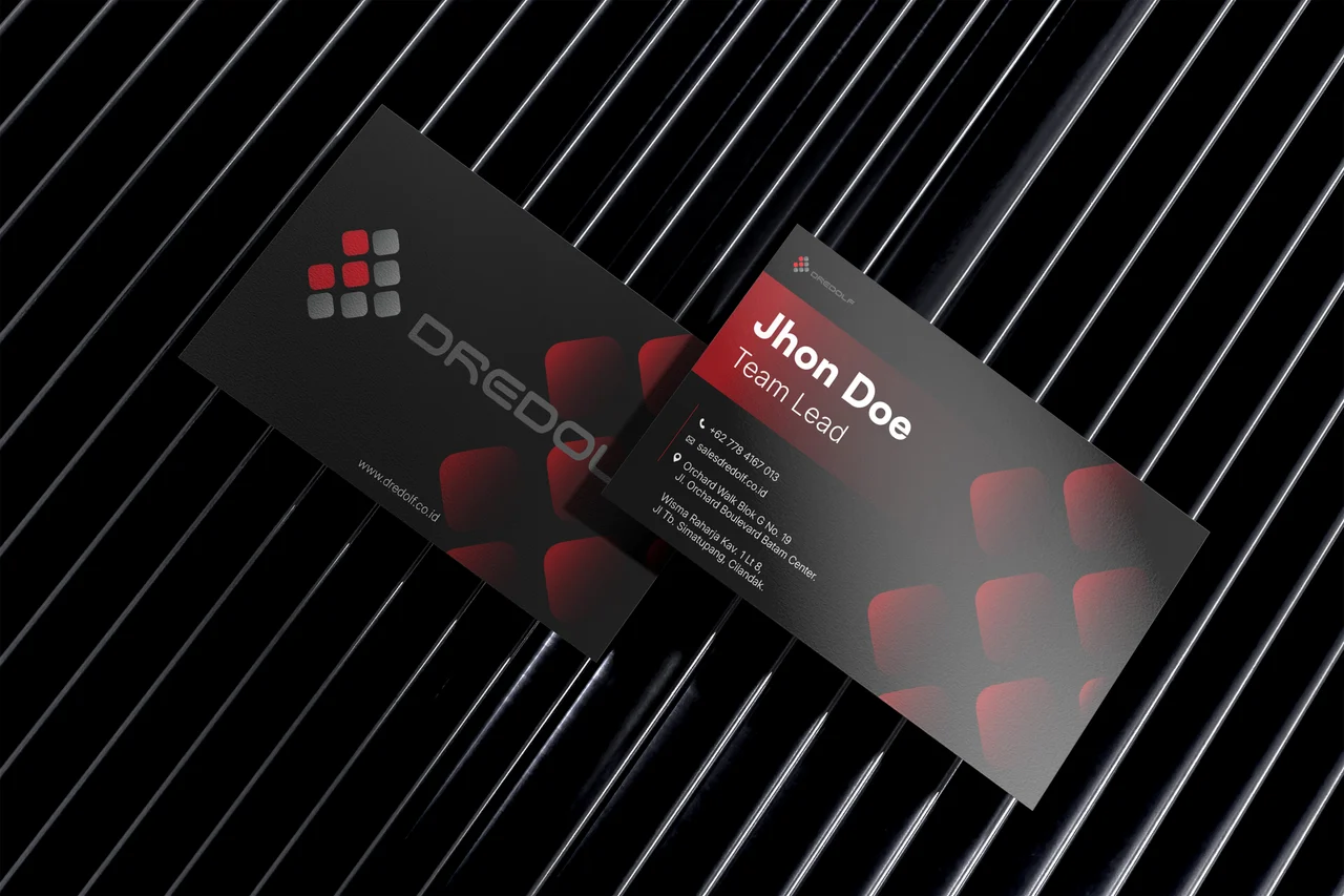 Dredolf business card alternate sales collateral preview